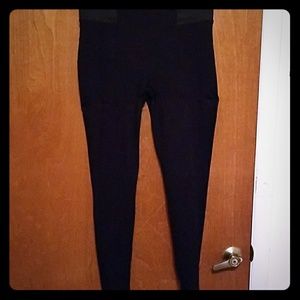 Large Black Ponte Pants